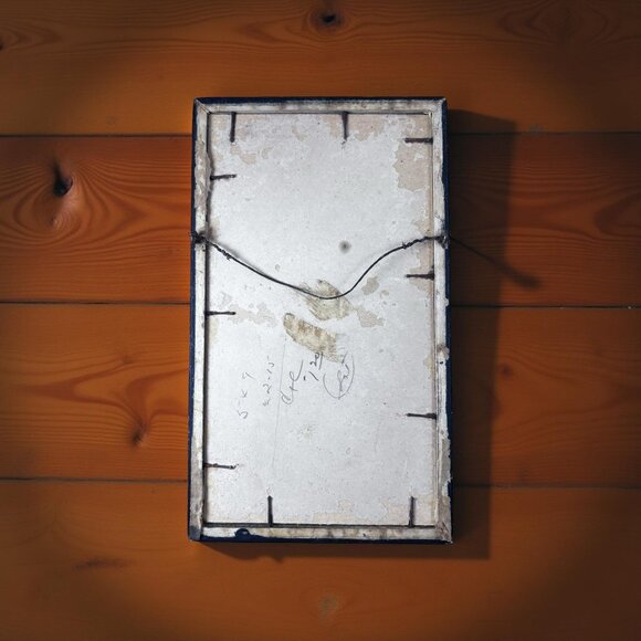 Instant Ancestor – Antique Oval Gentleman Portrait in Navy Frame - Picture 7 of 7